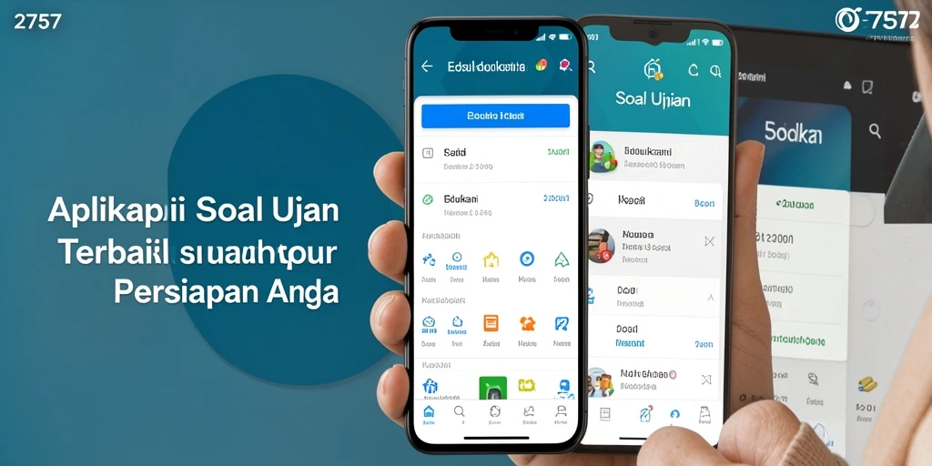 Antarmuka aplikasi Soal Ujian yang interaktif dan user-friendly.