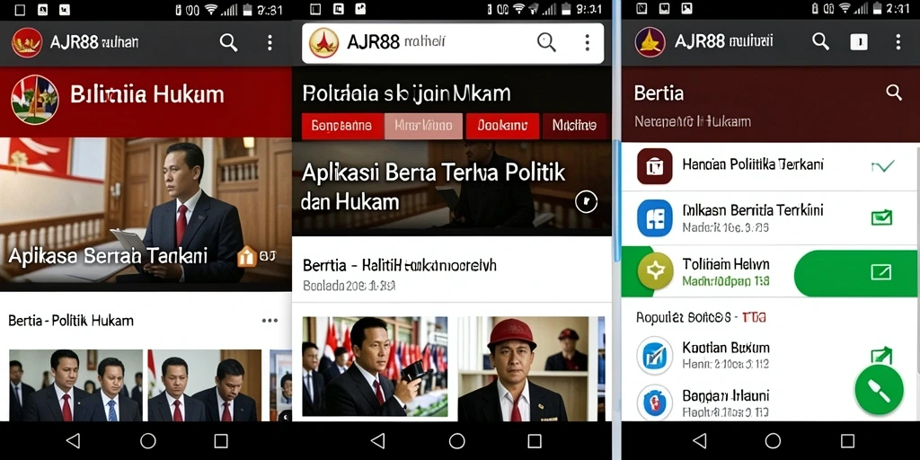 Tampilan antarmuka AJR88 yang informatif dan mudah dinavigasi.