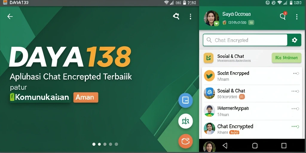 Antarmuka user-friendly aplikasi DAYA138 untuk chatting aman.