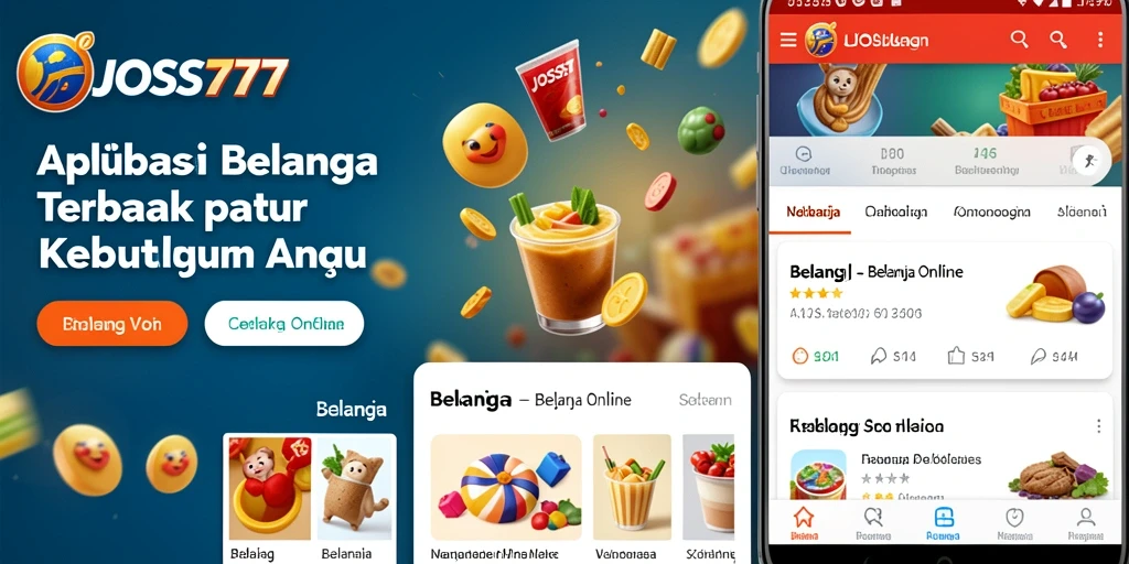 Tampilan antarmuka aplikasi JOSS777 yang menarik dan user-friendly.