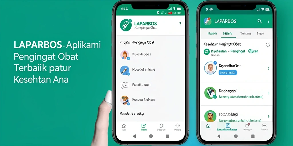 Tampilan antarmuka LAPARBOS yang modern dan fungsional