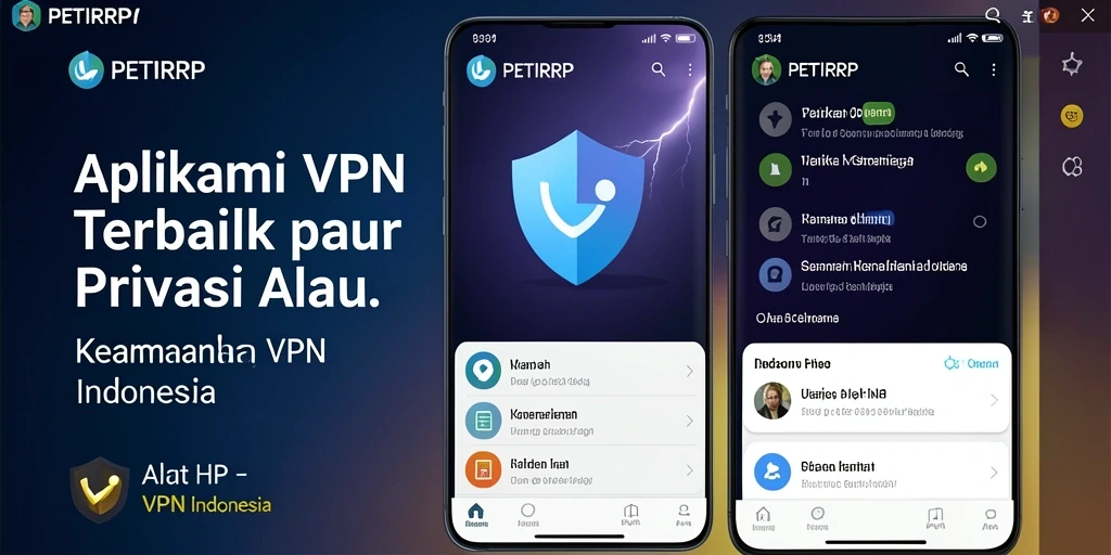 Antarmuka pengguna PETIRRP yang sederhana dan efektif.