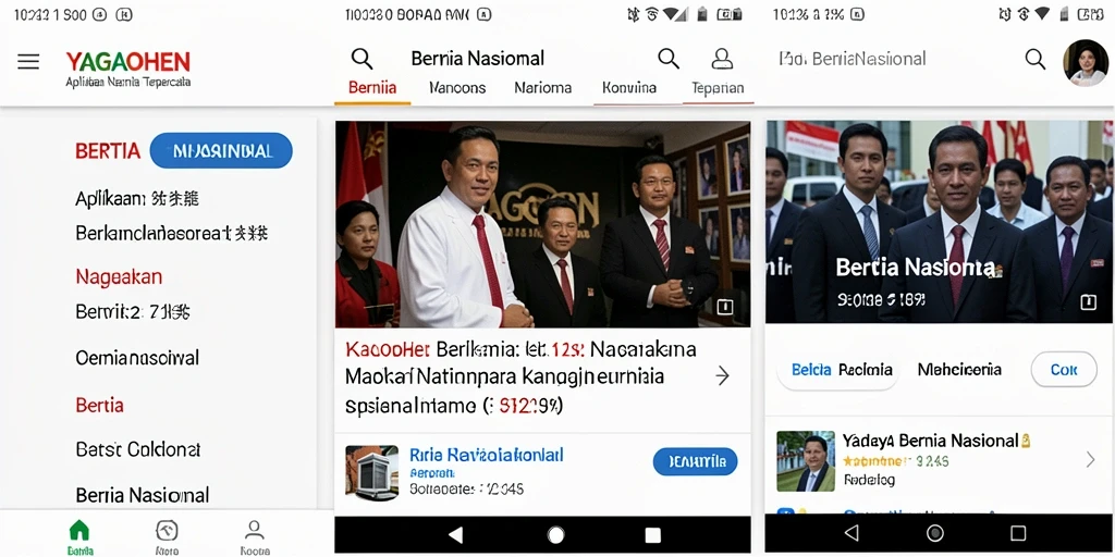 Tampilan antarmuka YAGAOHEN yang modern dan informatif