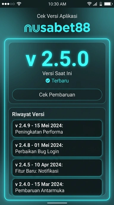 Riwayat Versi Nusabet88 APK untuk Android